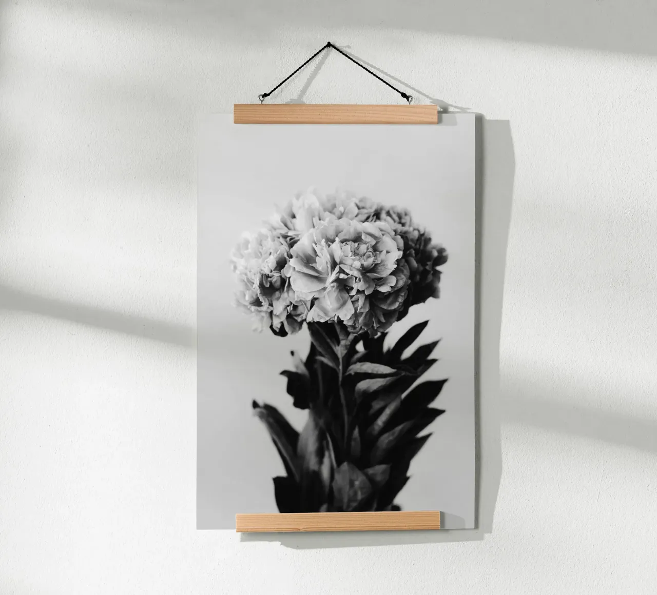 Peony poster con telaio in alluminio da selfieswithlove