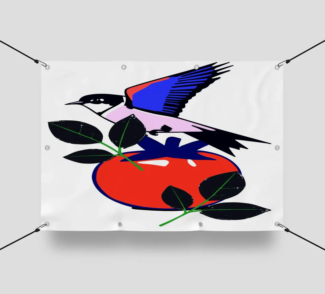 colorful bird telo in pvc da ramosashop