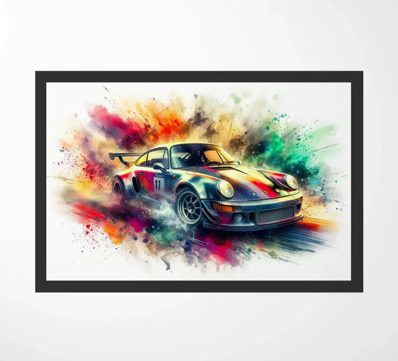 Porsche in acquerello zerbino da 🎁 ARTVI-SHOP
