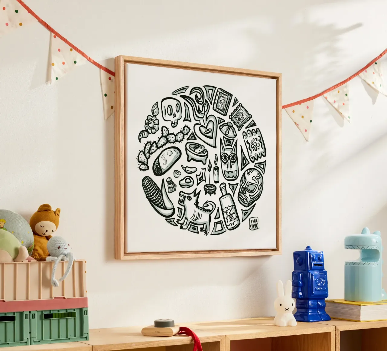Day of the Dead canvas by marchelo