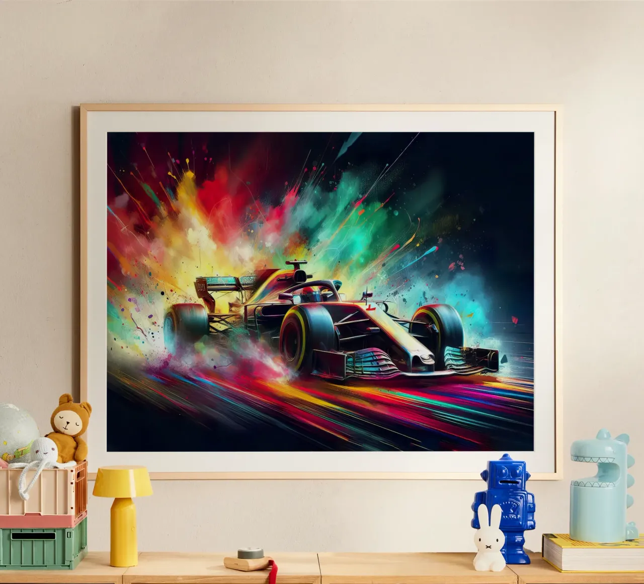 Formula 1 in acquerello carta hahnemühle da ARTVI-SHOP