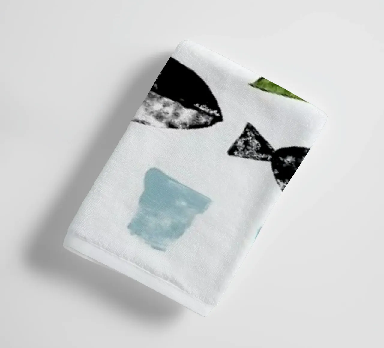 Fish and Wine 2 towel by Rinah Lang