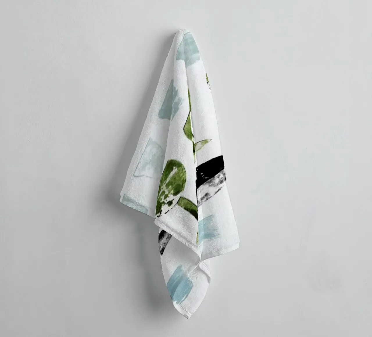Fish and Wine 2 towel by Rinah Lang