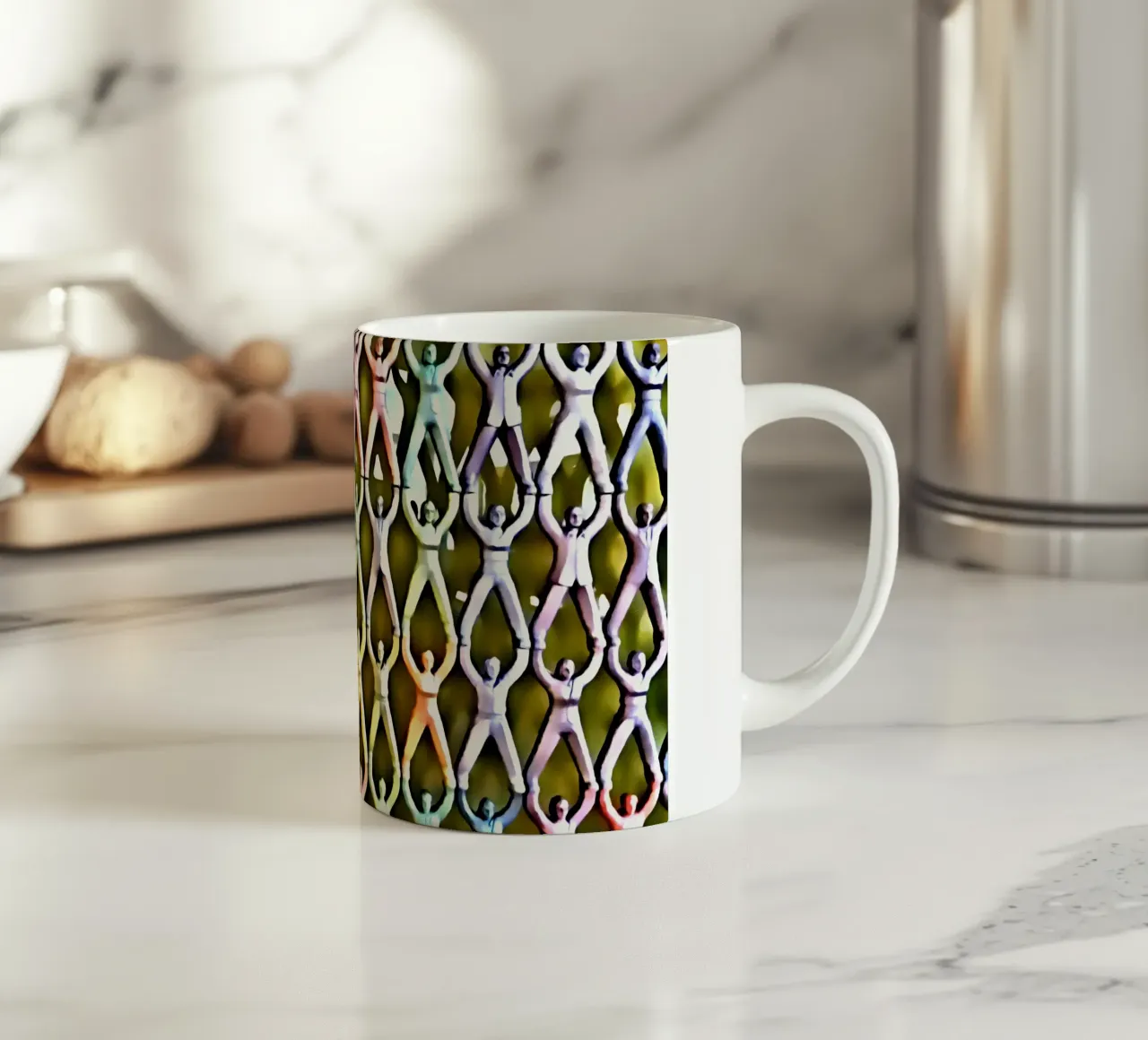 Tutti insieme tazza in ceramica da Massimo Frascogna