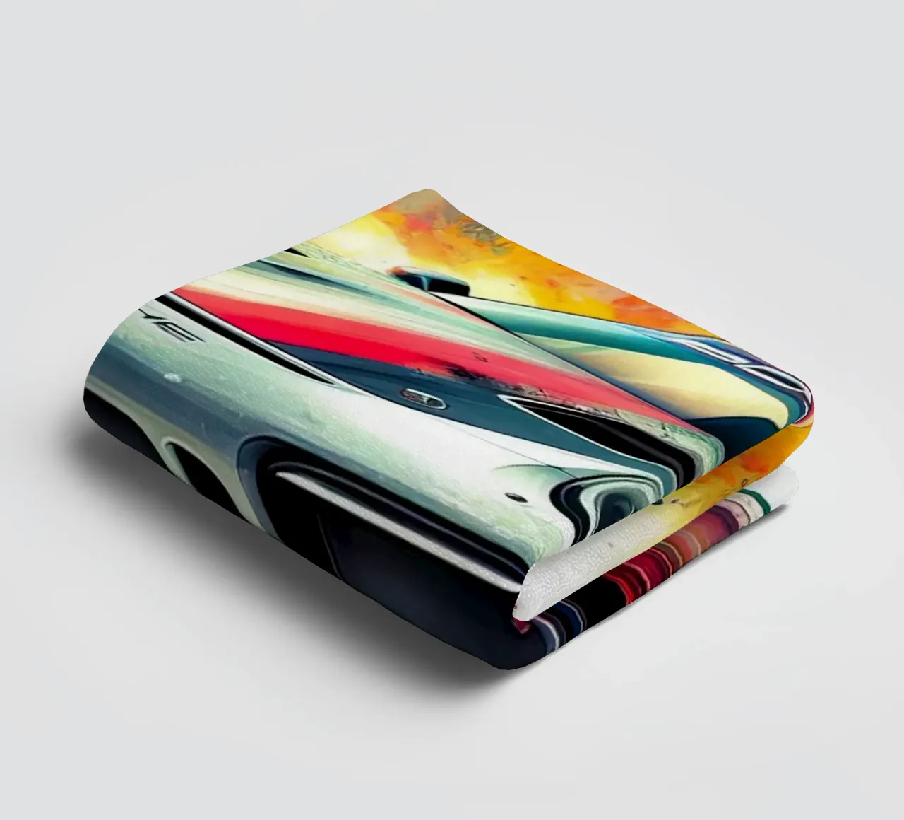 Porsche in acquerello asciugamano da bagno da 🎁 ARTVI-SHOP