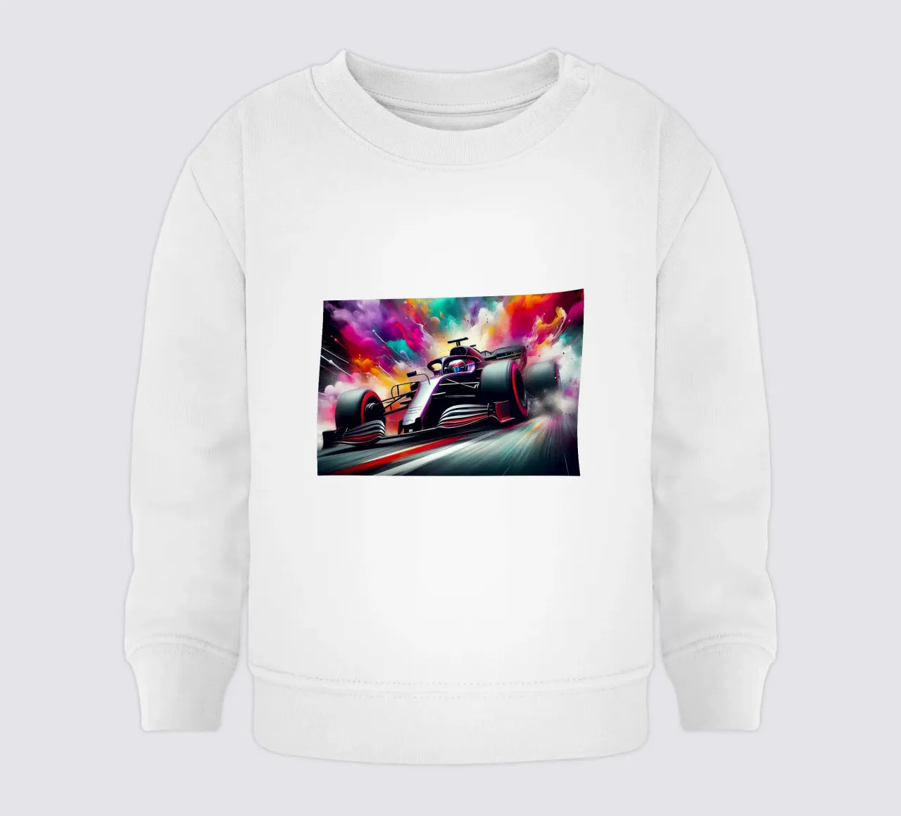 Formula 1 in acquerello felpa neonato da 🎁 NOBELART