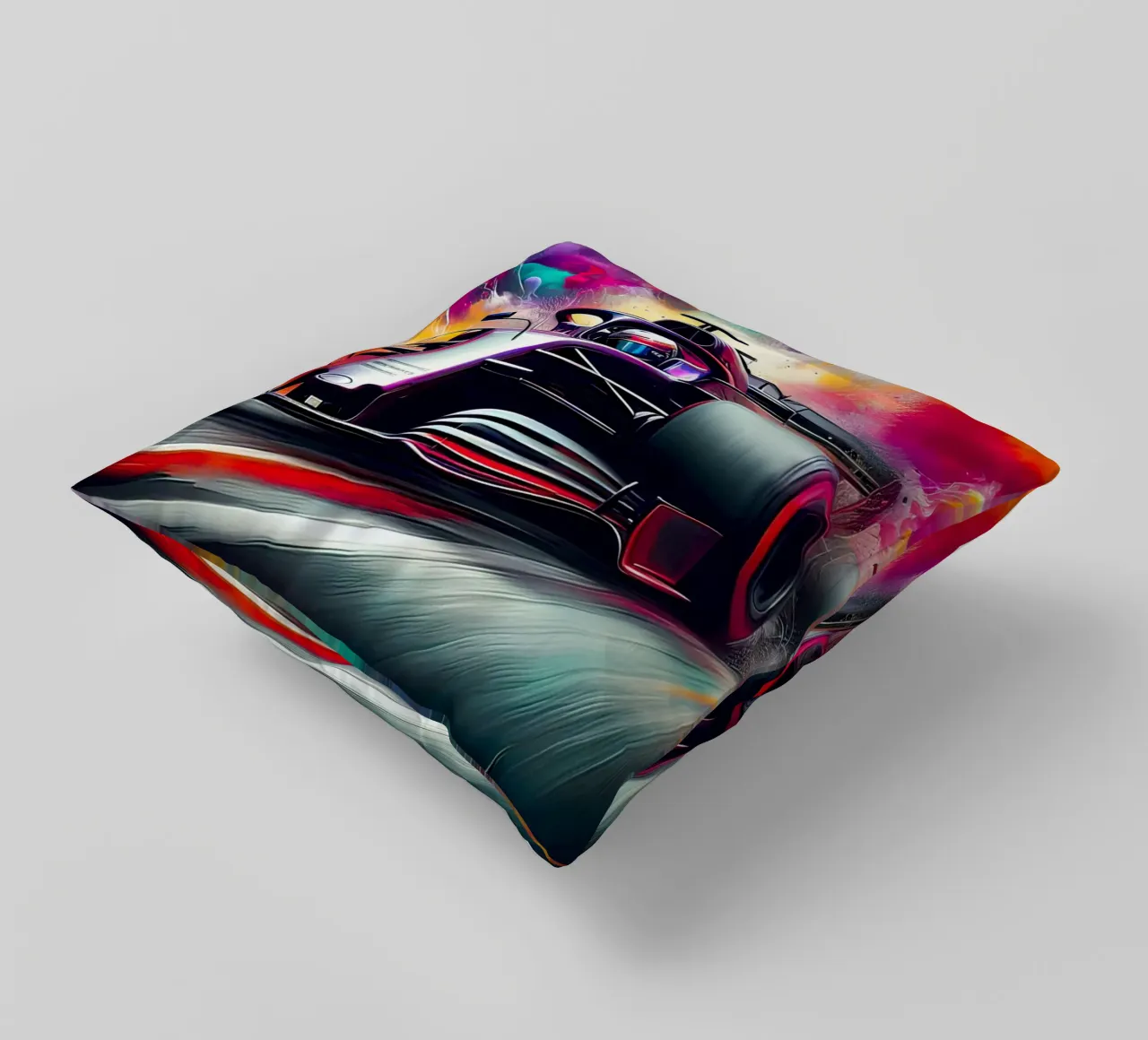 Formula 1 in acquerello cuscino da ARTVI-SHOP