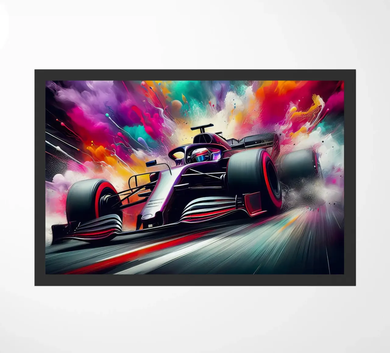 Formula 1 in acquerello zerbino da ARTVI-SHOP