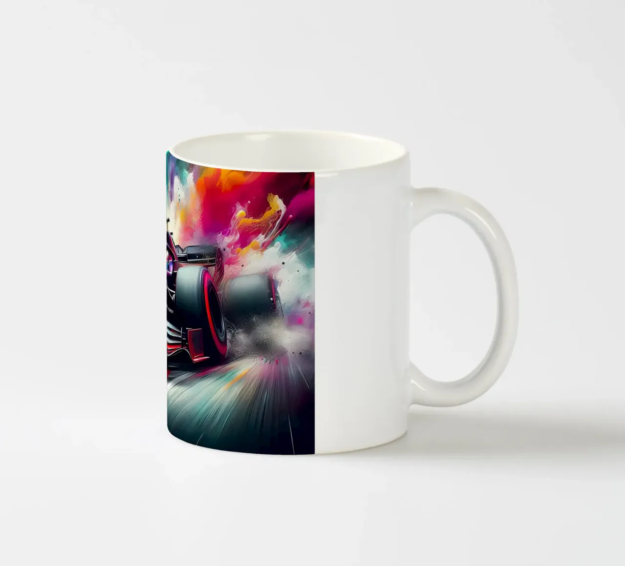 Formula 1 in acquerello tazza in ceramica da ARTVI-SHOP