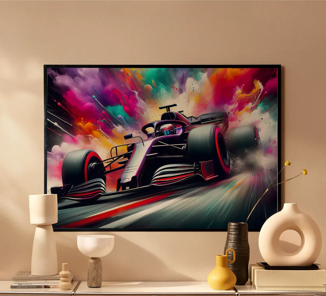 Formula 1 in acquerello carta hahnemühle da ARTVI-SHOP