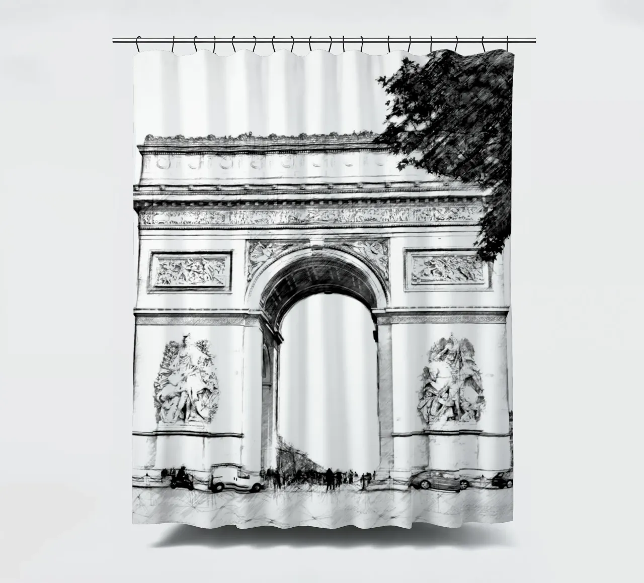 L'arco tenda da doccia da Massimo Frascogna