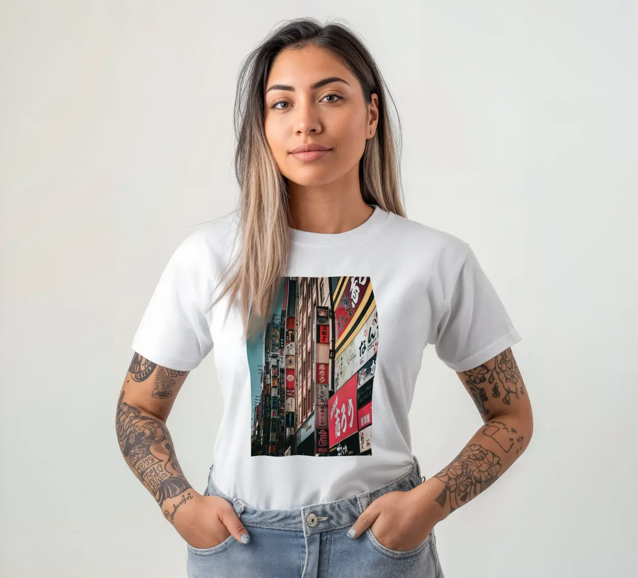 Tokyo Schilder t-shirt da Flo Klein