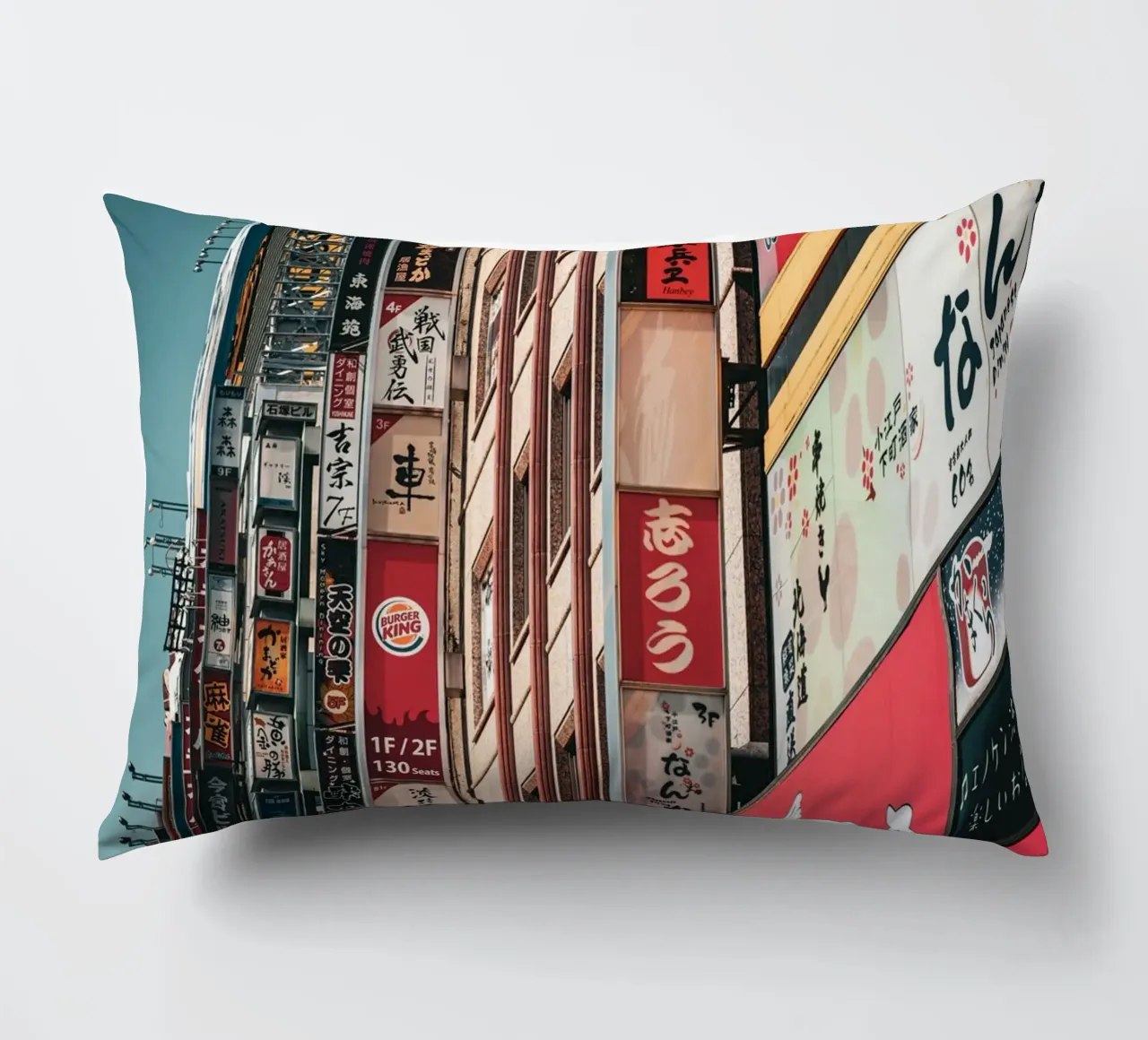 Tokyo Schilder decorative cushion by Flo Klein
