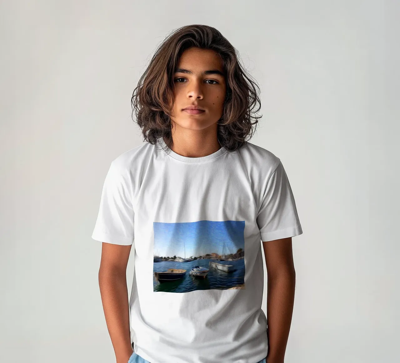 Boote Kinder T-Shirt von Massimo Frascogna