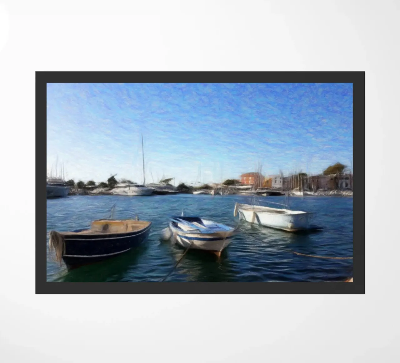 Boote Fußmatte von Massimo Frascogna