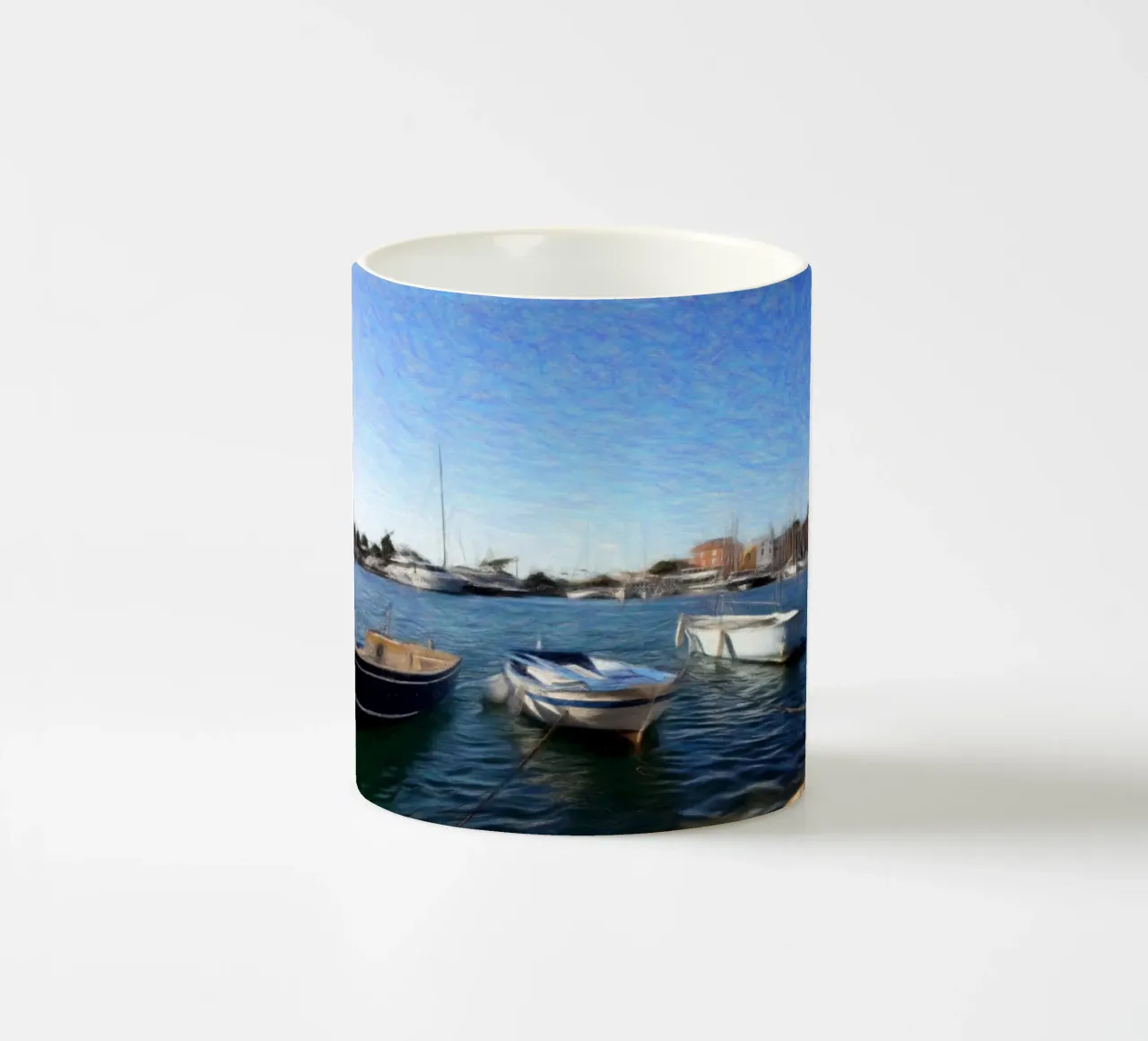 Barche tazza in ceramica da Massimo Frascogna