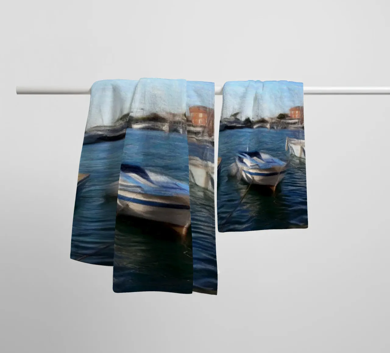 Barche asciugamano da bagno da Massimo Frascogna