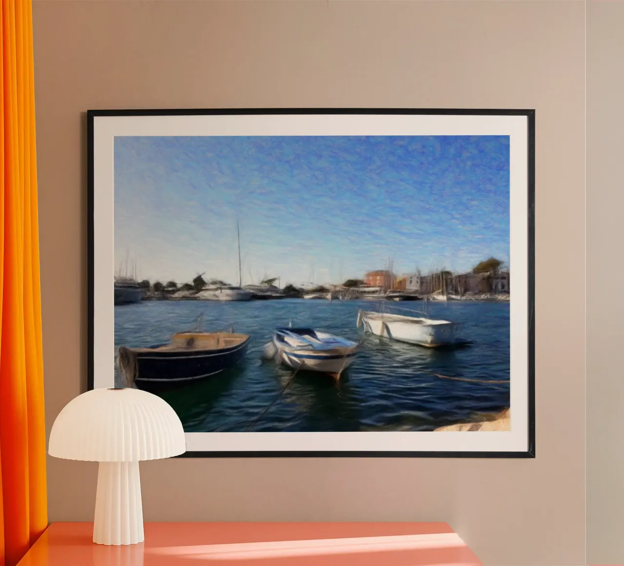 Boote Poster von Massimo Frascogna