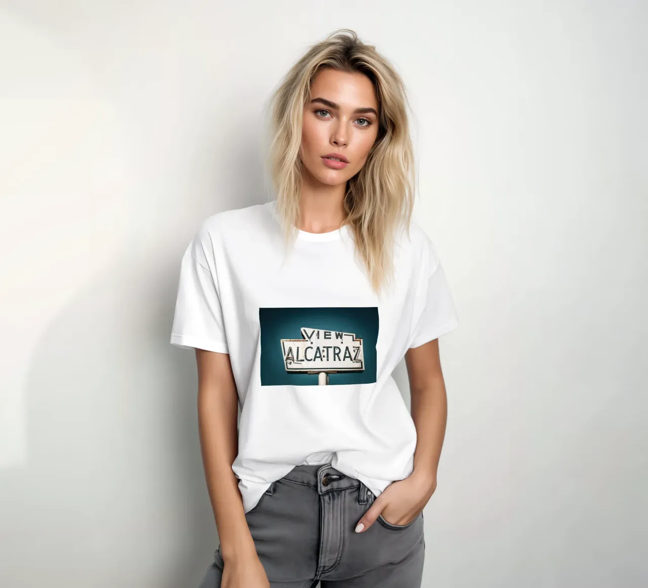 Alcatraz t-shirt da Flo Klein