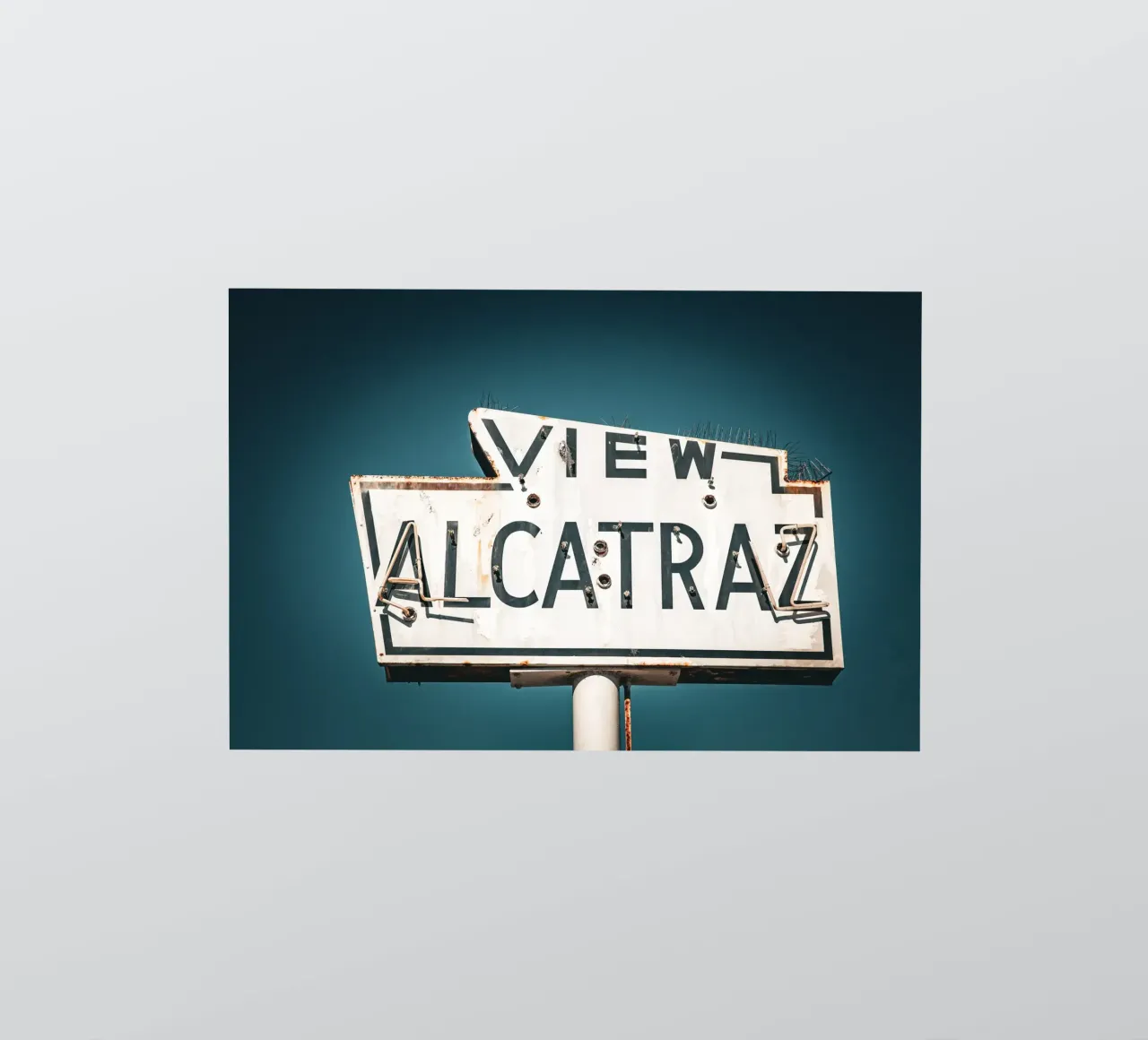 Alcatraz adesivo da Flo Klein