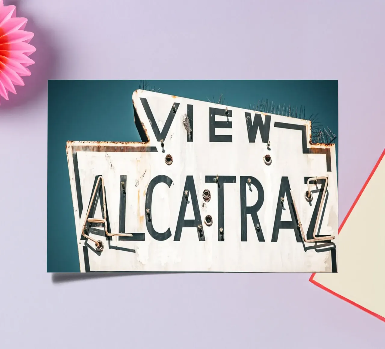 Alcatraz foglio adesivo da Flo Klein