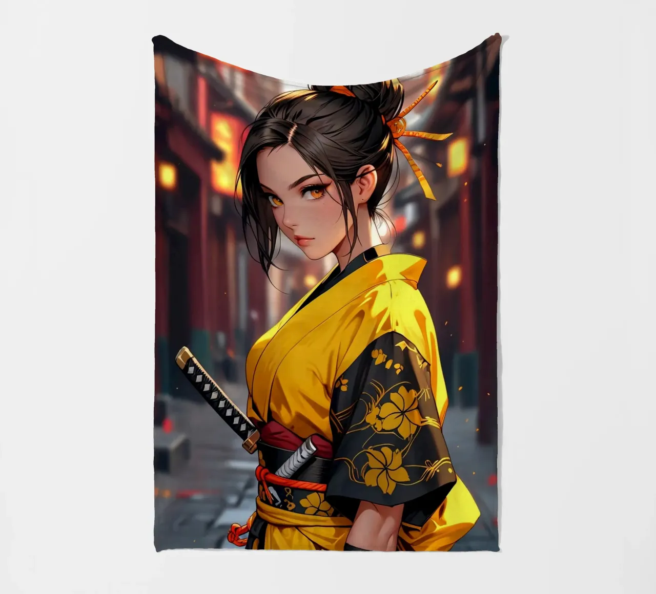 Ragazza anime giapponese coperta in pile da 🎁 ARTVI-SHOP