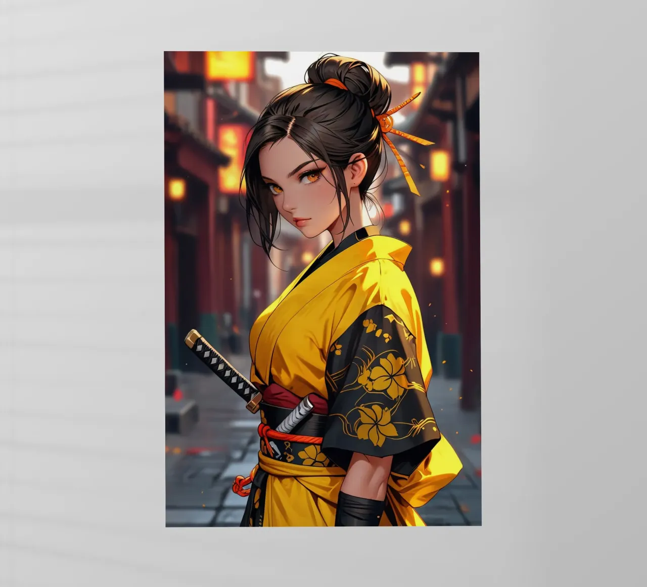 Japanese anime girl backlit film by 🎁 ARTVI-SHOP