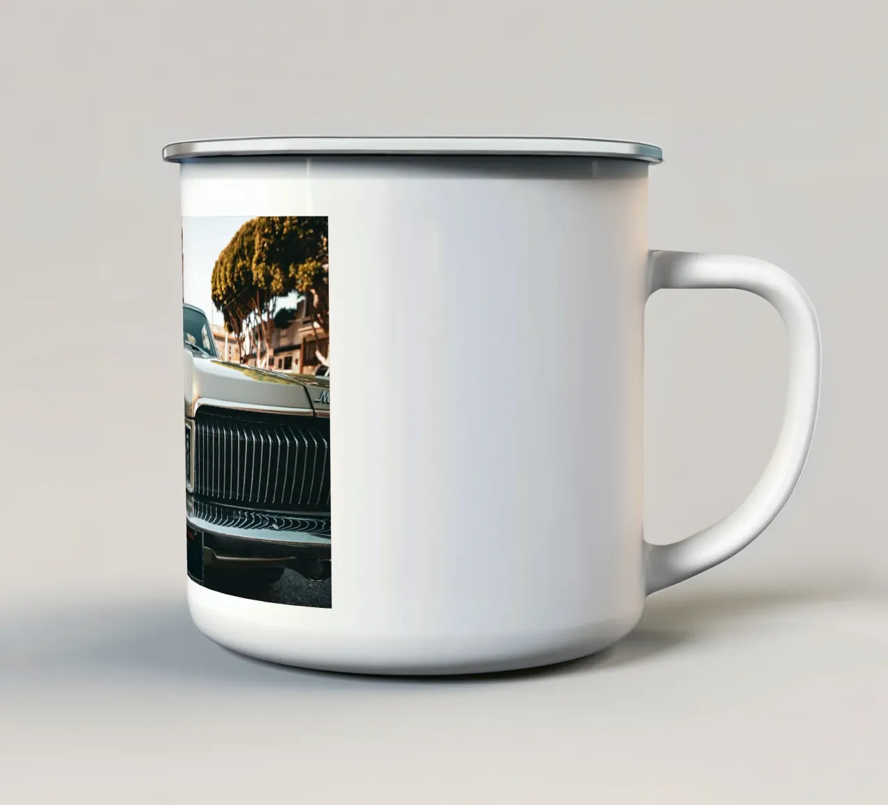 US Car tazza in smalto da Flo Klein