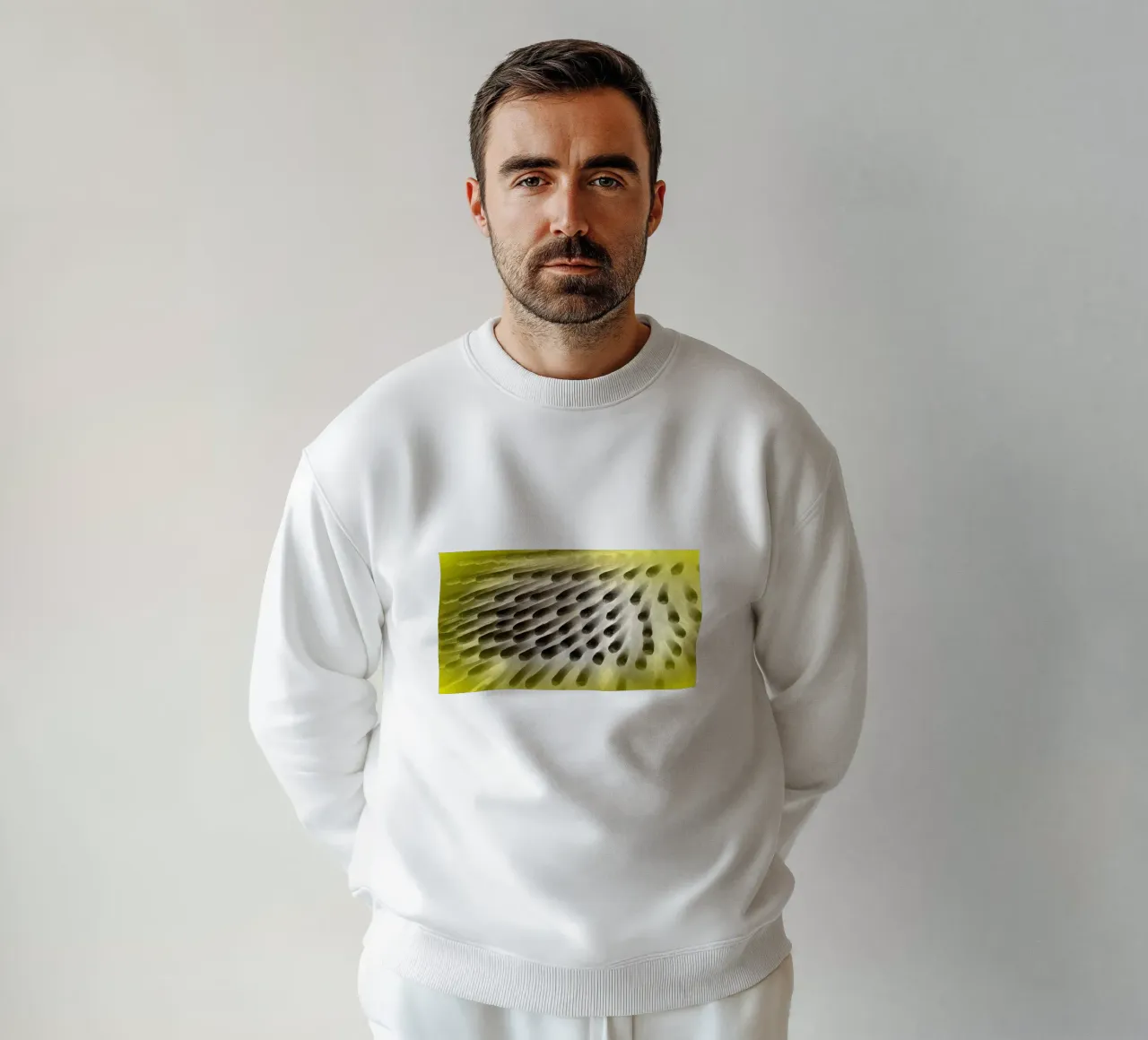 Nero e giallo felpa da Massimo Frascogna