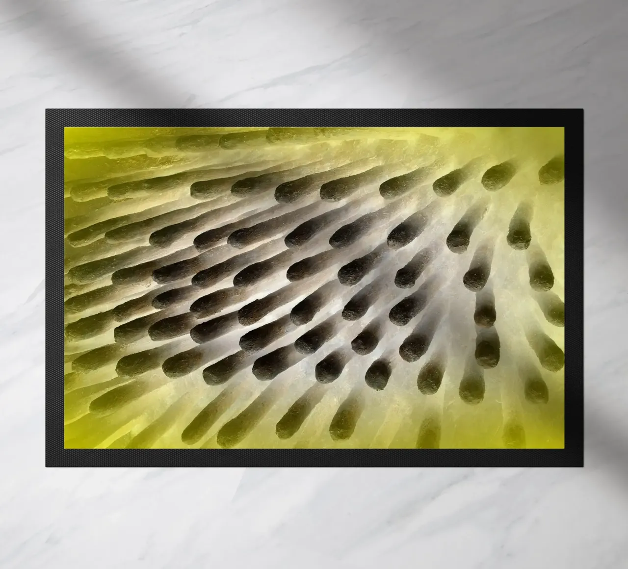 Nero e giallo zerbino da Massimo Frascogna