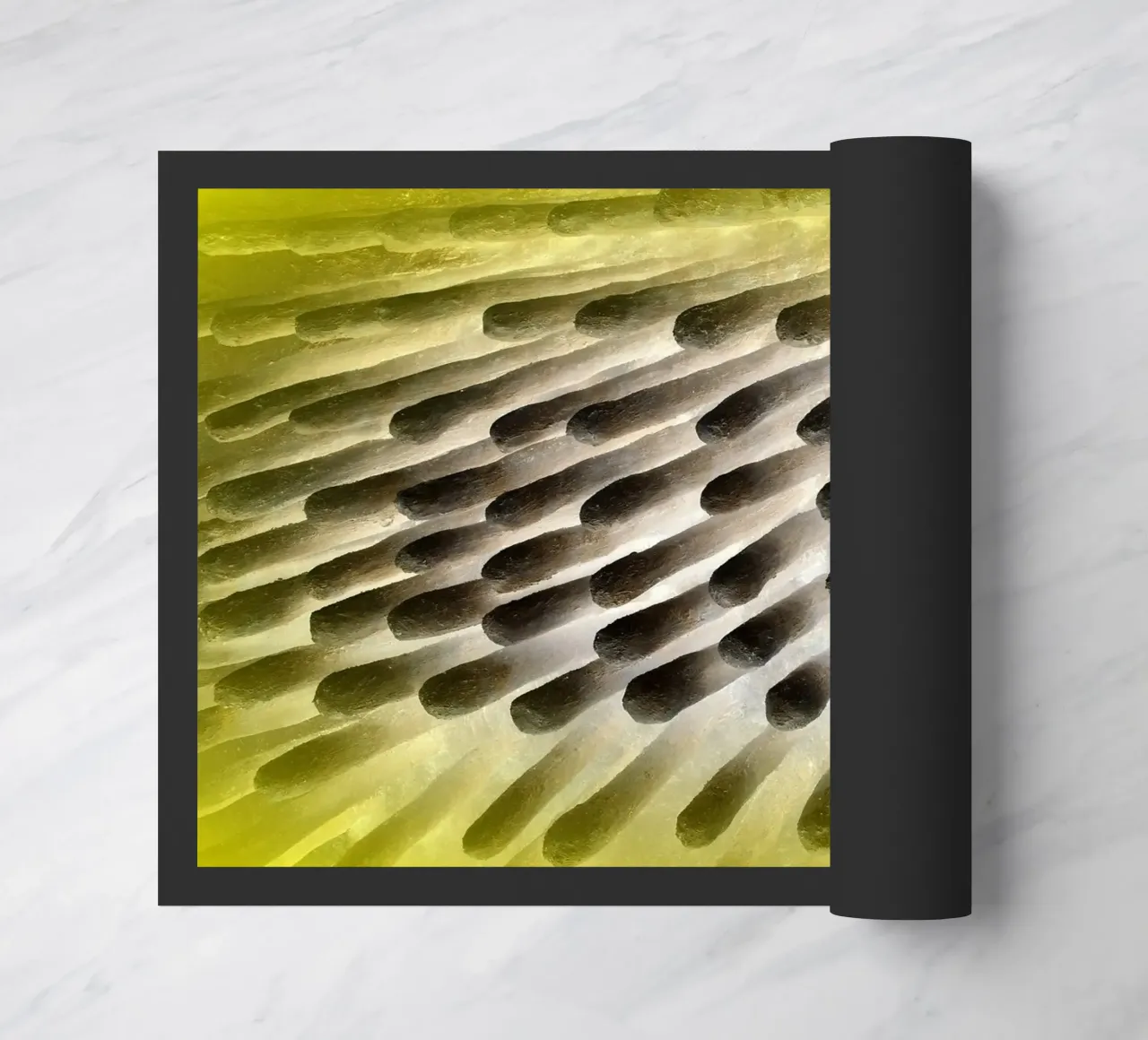 Nero e giallo zerbino da Massimo Frascogna