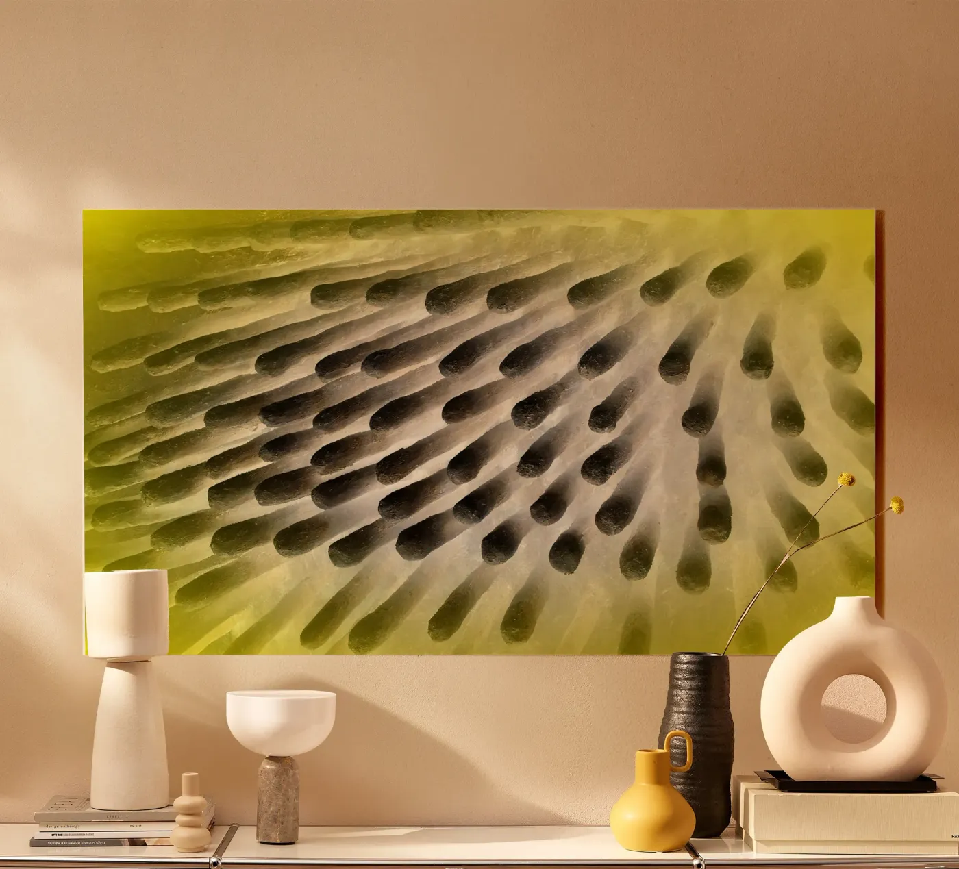 Nero e giallo plexiglass da Massimo Frascogna