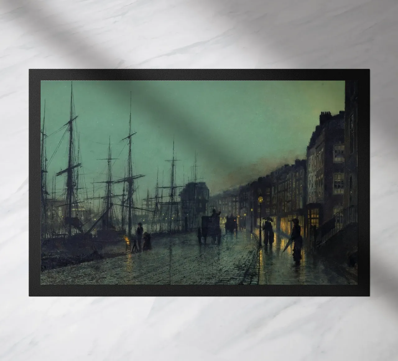 John Atkinson Grimshaw - La navigazione sul Clyde zerbino da Timeless Artworks