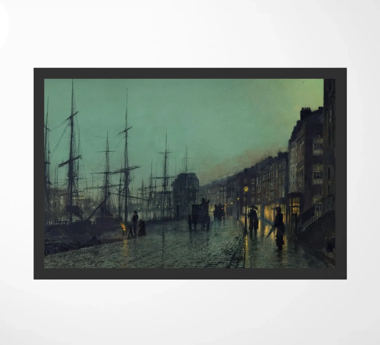 John Atkinson Grimshaw - La navigazione sul Clyde zerbino da Timeless Artworks