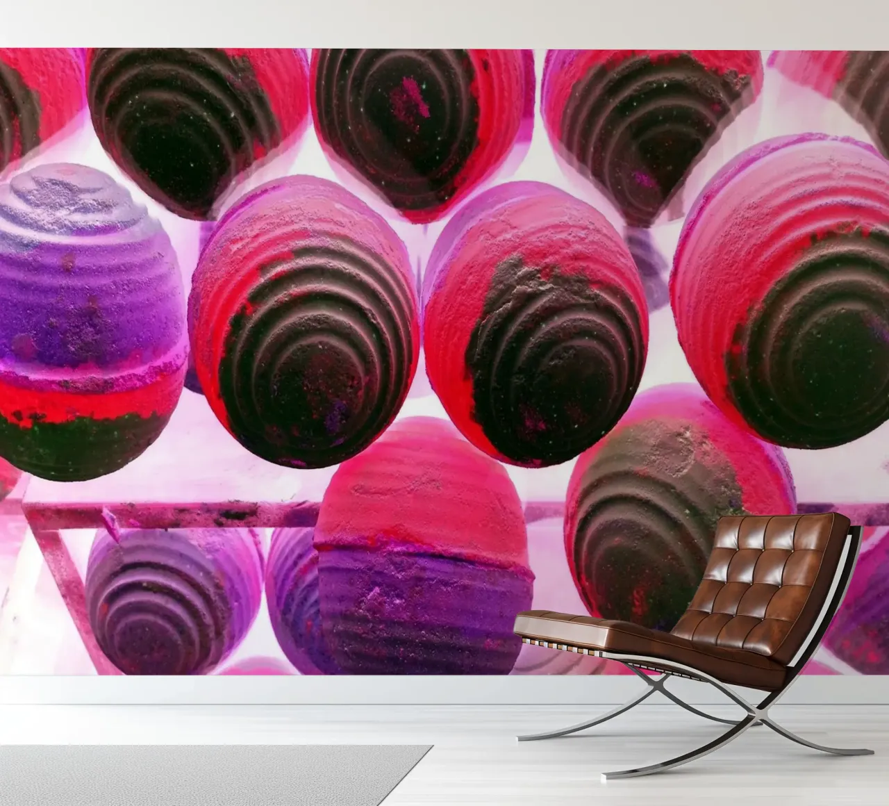 Les capsules en violet papier peint photo de Massimo Frascogna