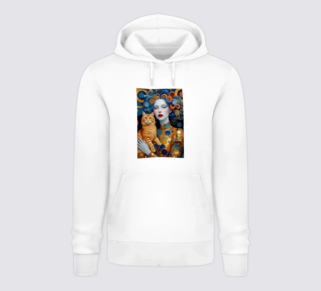 La signora Klimt felpa con cappuccio da 🎁 ARTVI-SHOP