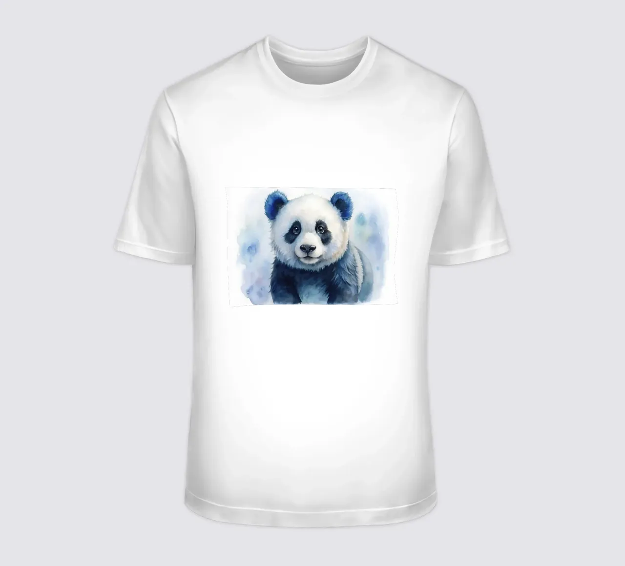 Watercolor panda bear t-shirt by 🎁 ARTVI-SHOP