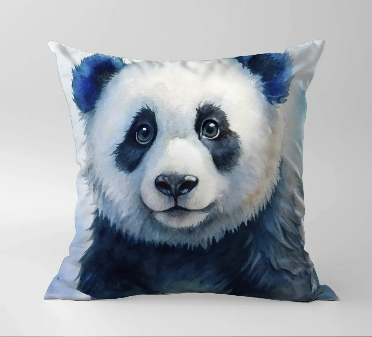 Orso panda acquerellato cuscino da 🎁 ARTVI-SHOP