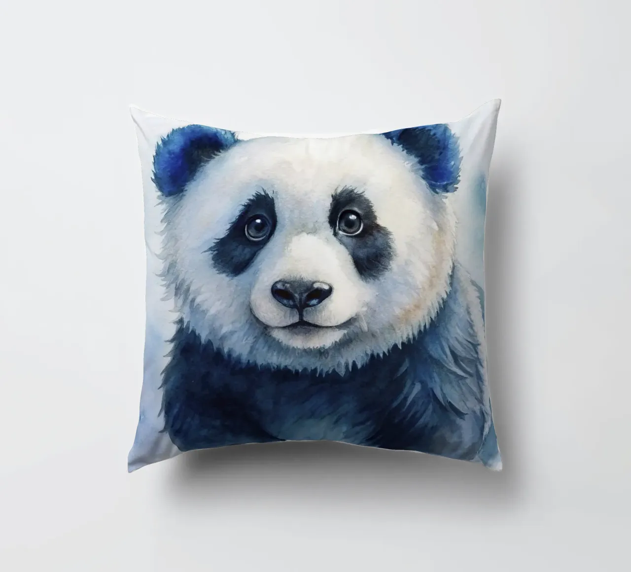 Orso panda acquerellato cuscino da 🎁 ARTVI-SHOP