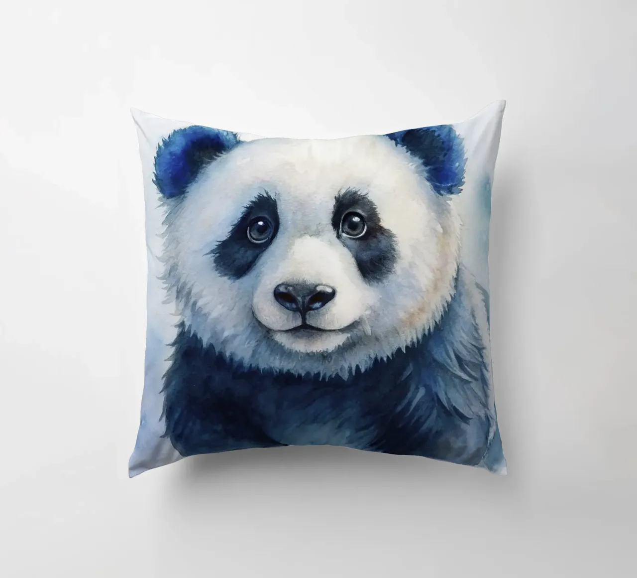 Orso panda acquerellato cuscino da 🎁 ARTVI-SHOP