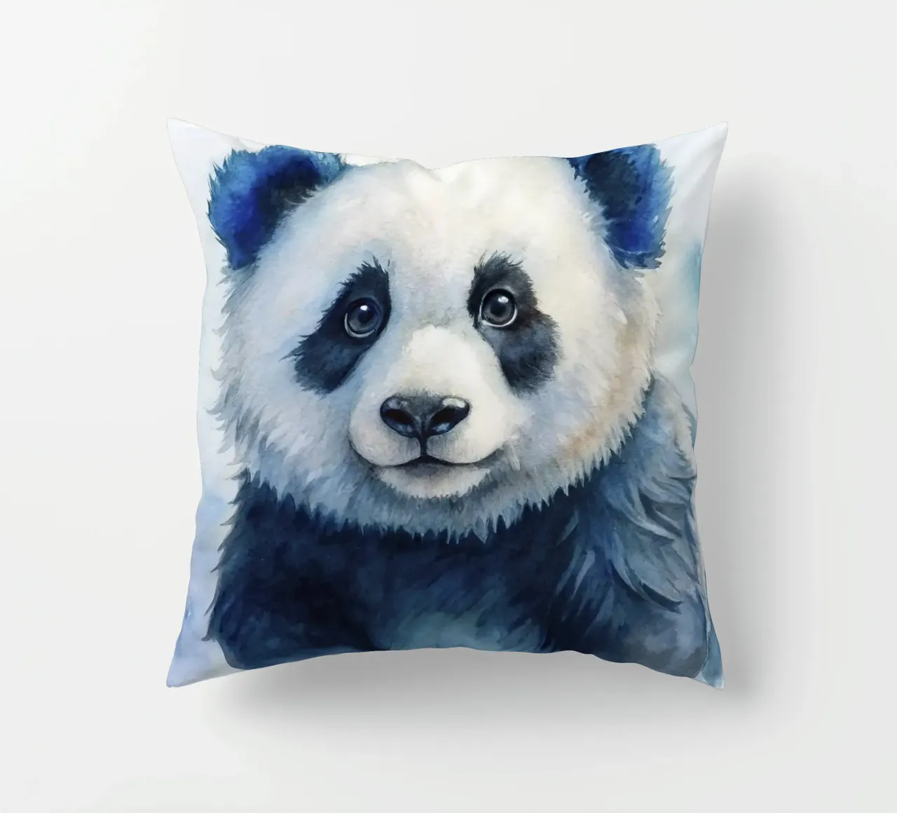 Orso panda acquerellato cuscino da 🎁 ARTVI-SHOP