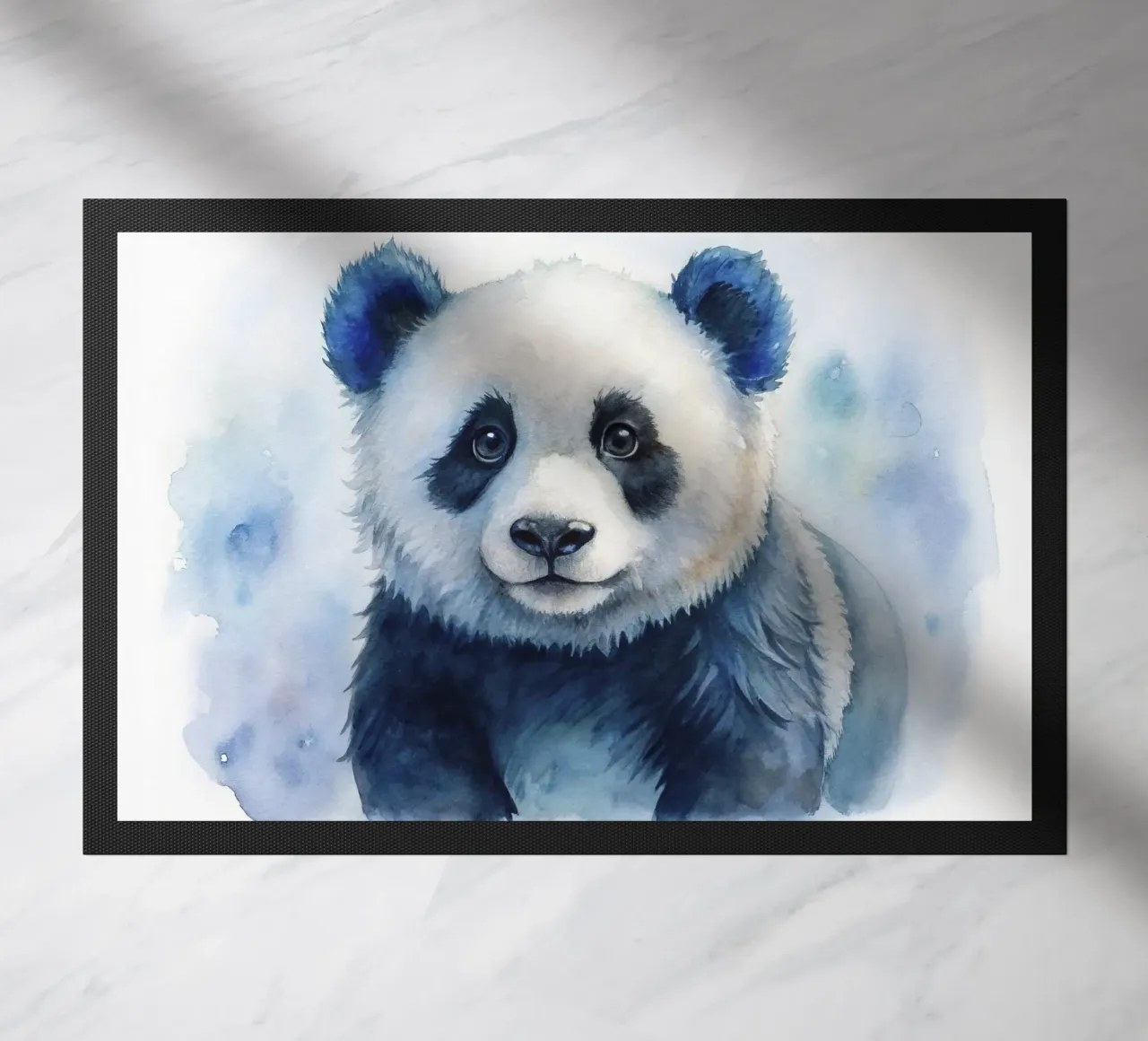 Orso panda acquerellato zerbino da 🎁 ARTVI-SHOP