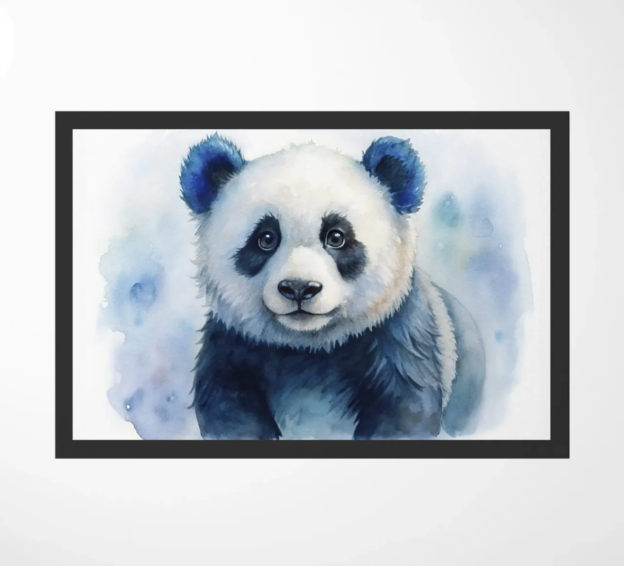 Orso panda acquerellato zerbino da 🎁 ARTVI-SHOP