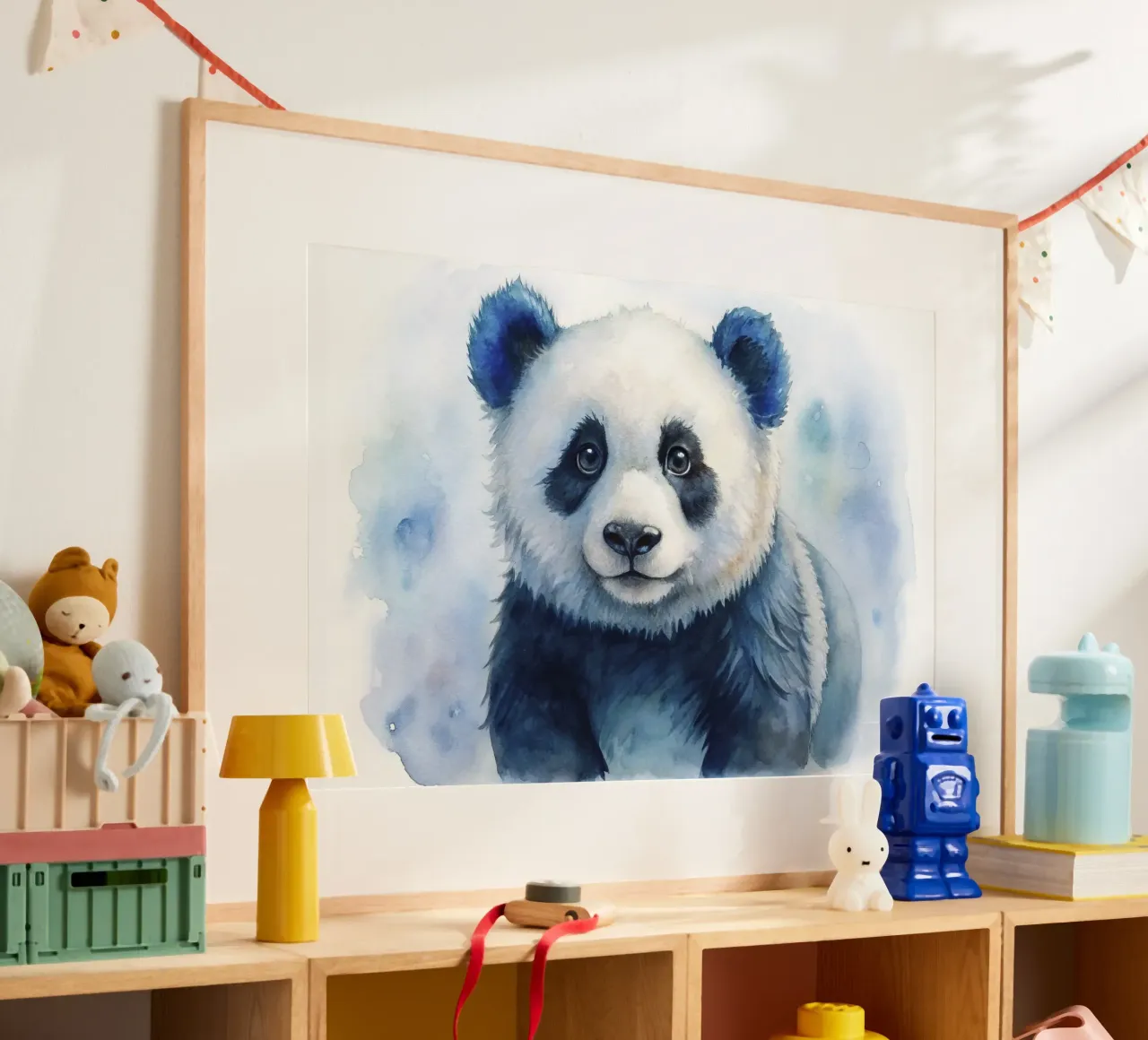 Orso panda acquerellato carta hahnemühle da 🎁 ARTVI-SHOP