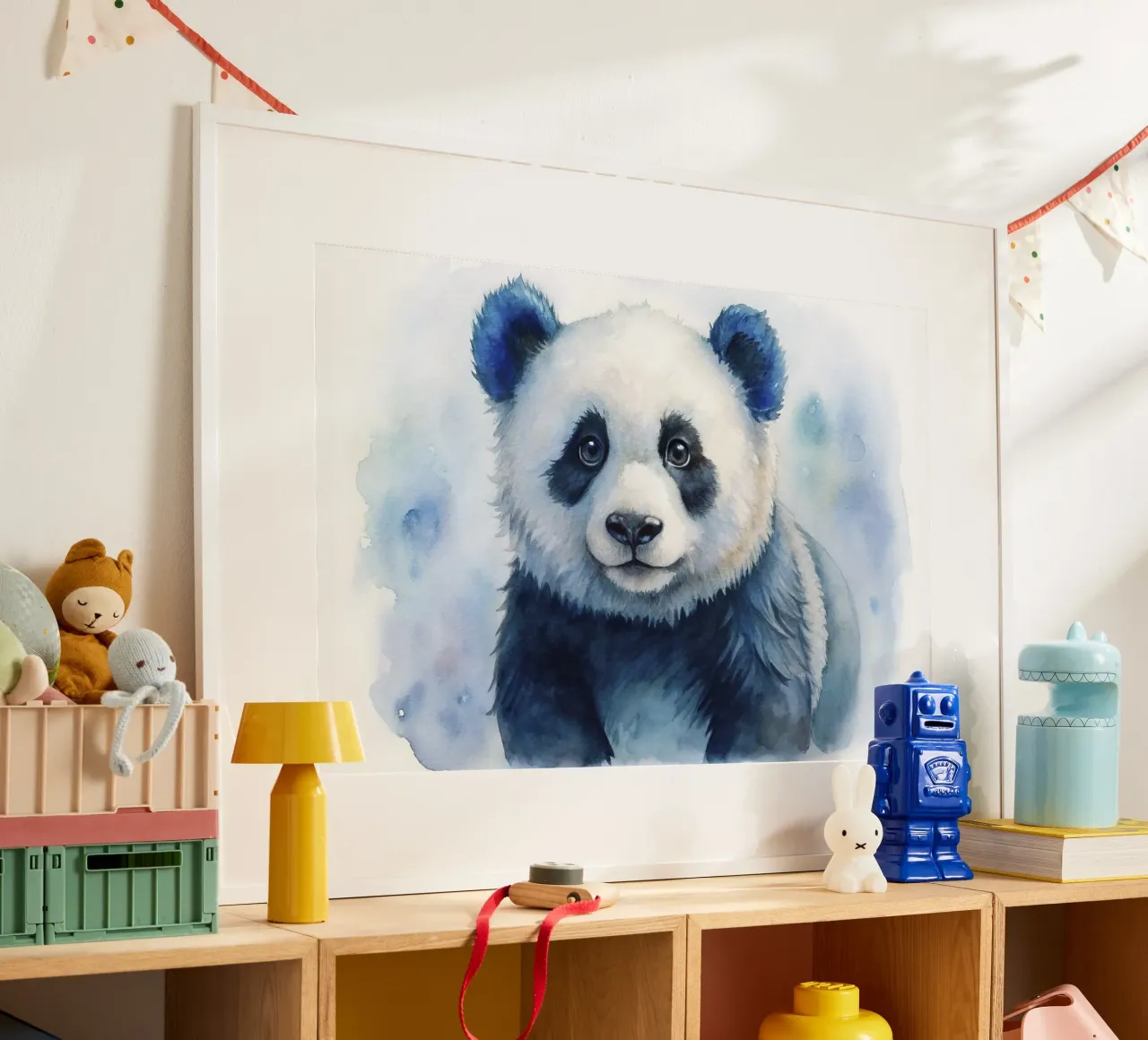 Orso panda acquerellato carta hahnemühle da 🎁 ARTVI-SHOP
