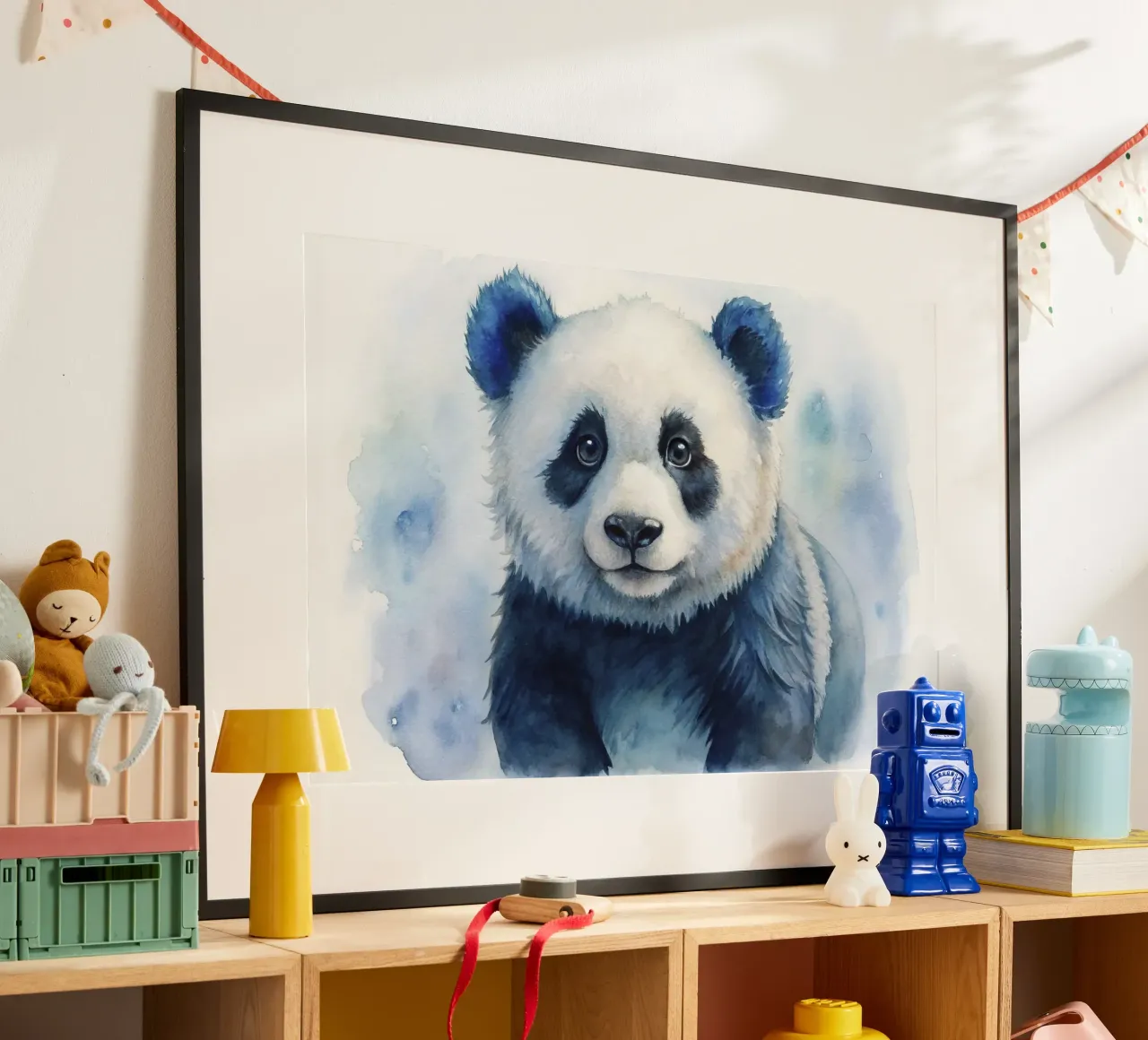 Orso panda acquerellato carta hahnemühle da 🎁 ARTVI-SHOP