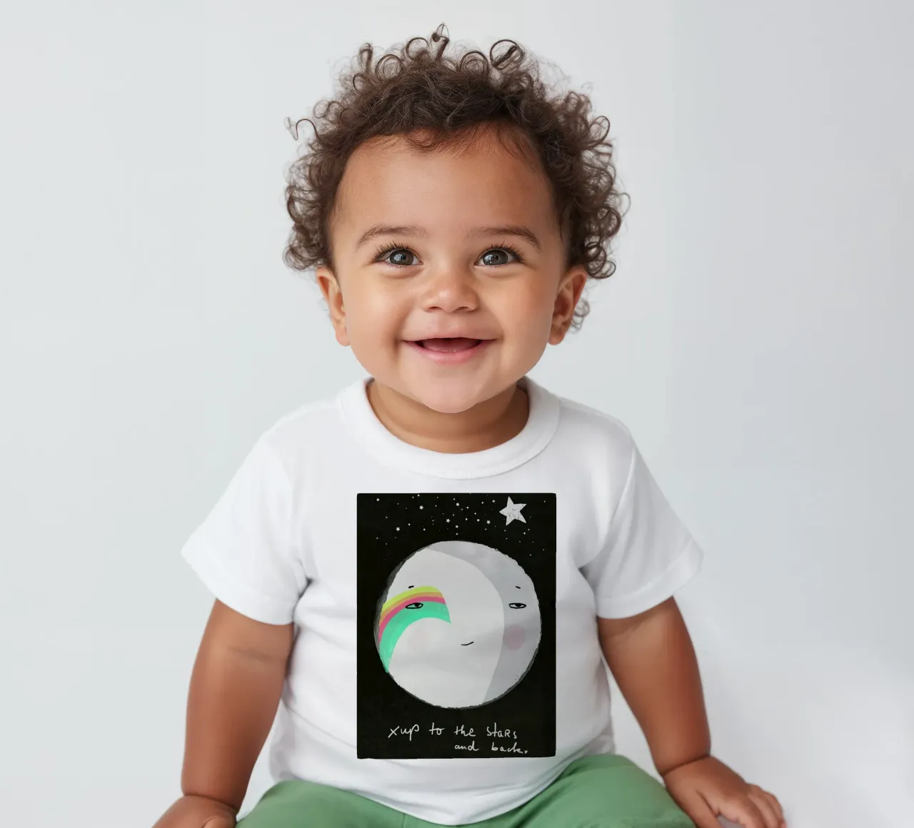 Up to the Stars maglietta neonato da treechild