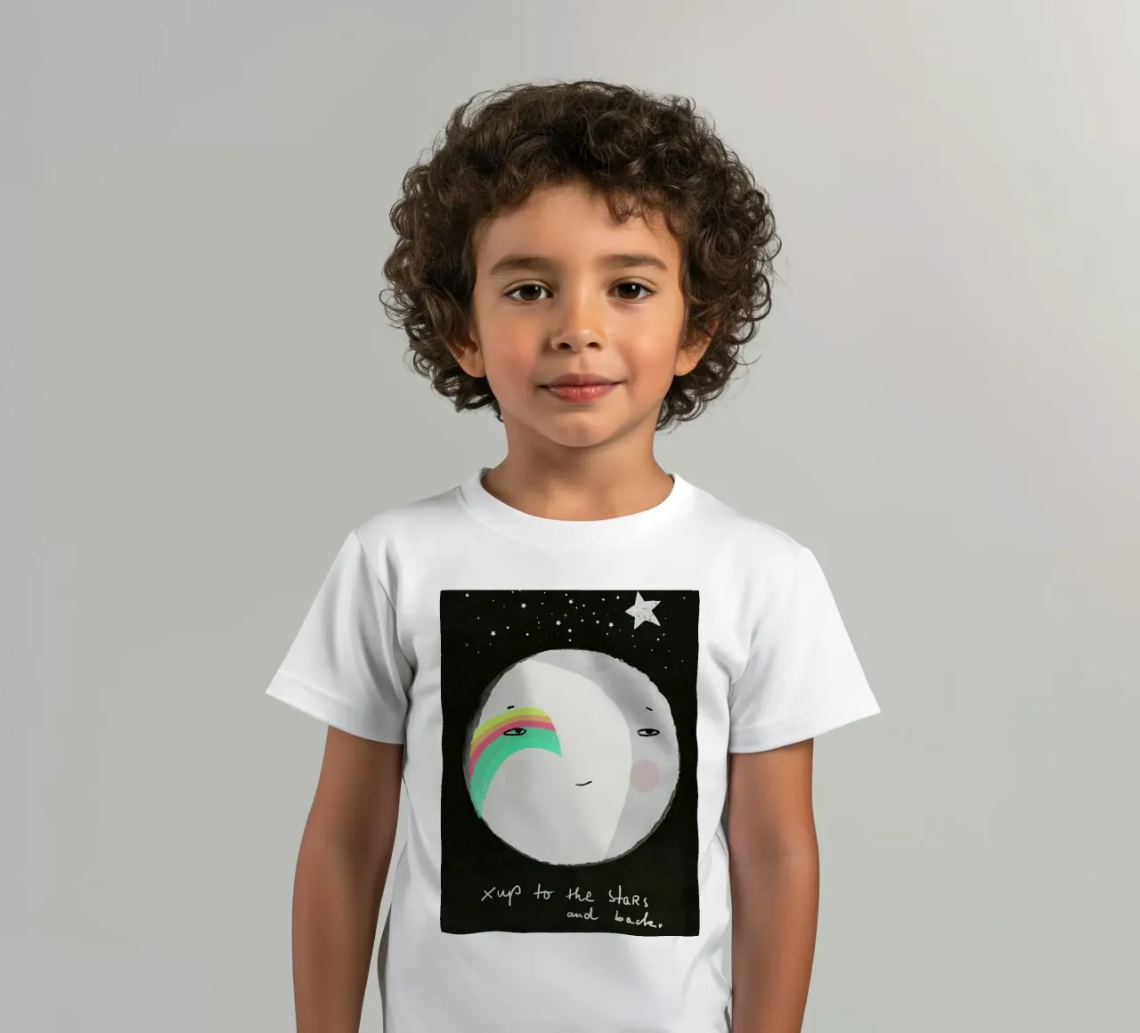 Up to the Stars kids t-shirt by treechild