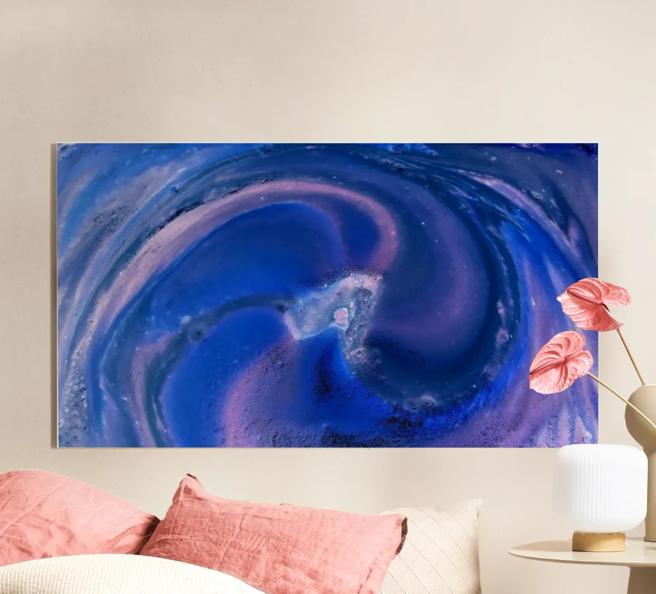 Spazio blu plexiglass da Massimo Frascogna