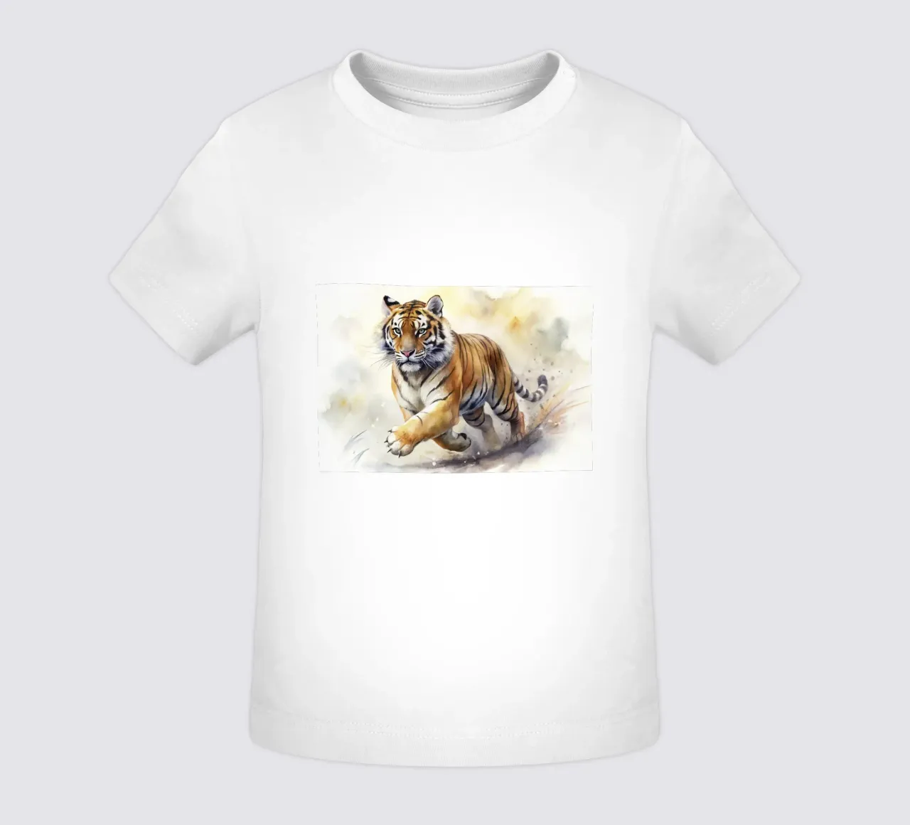 Tiger in Aquarell Baby T-Shirt von 🎁 ARTVI-SHOP